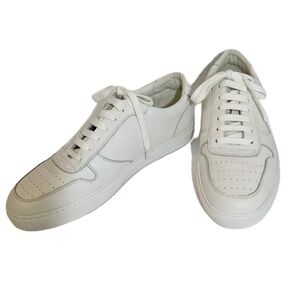 Blake McKay Sneaker Men Size 9 1/2 Hamilton White Italian Leather Lace Up NWOT